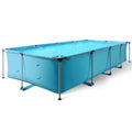 15FT Rectangular Frame Swimming Pool Metal Outdoor Backyard