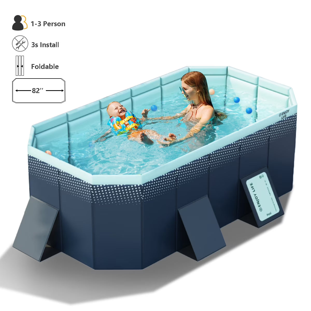 Liyufly Foldable Swimming Pool